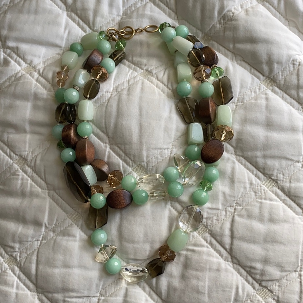 Stella & dot 3-row necklace